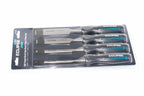 Eclipse Professional 4pc Wood Chisel Set by Cherry Tree Tools with chrome vanadium steel blades and PVC soft feel handles