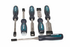 Eclipse Professional 6pc Wood Chisel Set by Cherry Tree Tools with chrome vanadium steel blades and soft grip handles