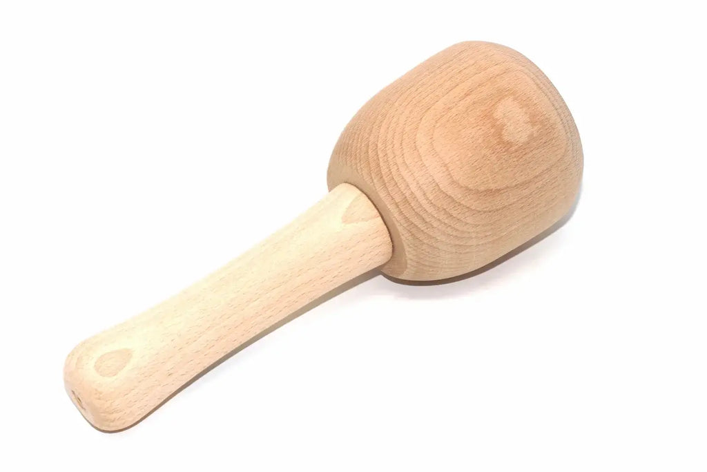 Faithfull 90mm Beech Wood Carvers mallet by Cherry Tree Tools with solid beechwood head for controlled strikes