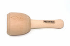 Faithfull 90mm Beech Wood Carvers mallet by Cherry Tree Tools with solid beechwood construction