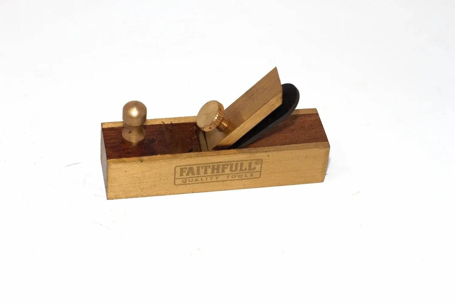 Faithfull Miniature Tools Set by Cherry Tree Tools in hardwood with hinged storage case