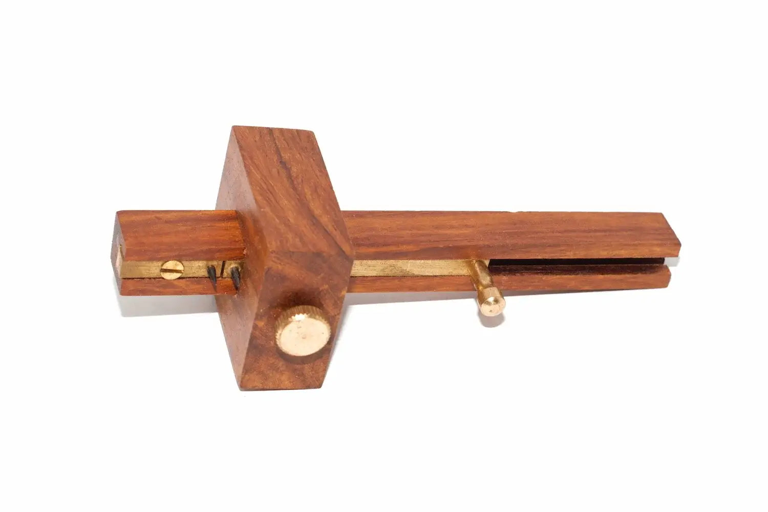 Faithfull Miniature Tools Set by Cherry Tree Tools, hinged wooden storage case with brass fittings