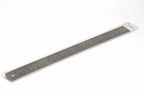 Fisher 300mm Stainless Steel Ruler - 12" with dual-scale design, featuring imperial and metric measurements.