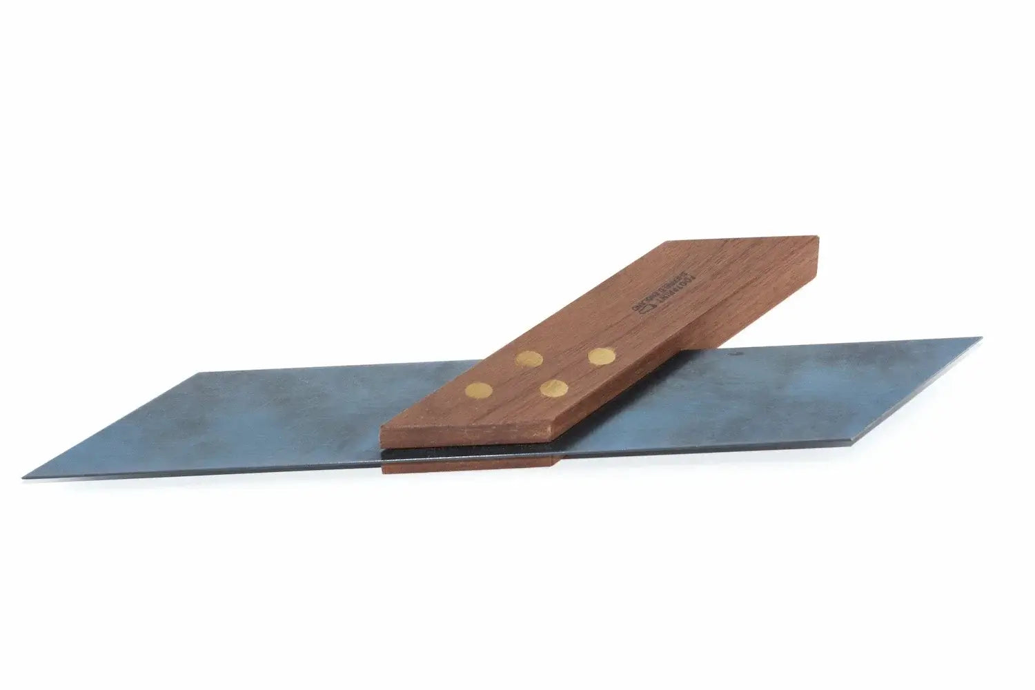 Footprint Tools 10" Mitre Square by Cherry Tree Tools with chemically blued steel blade and hardwood body
