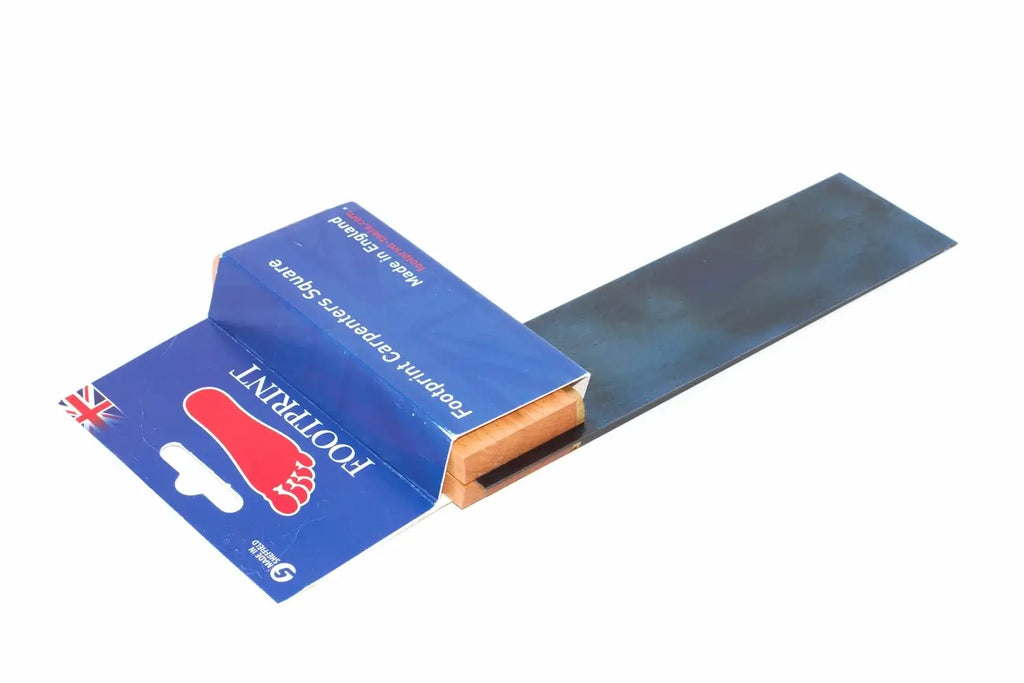 Footprint Tools 6" Beech Try Square by Cherry Tree Tools with chemically blued steel blade