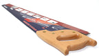 Spear & Jackson 22" Skew Back Hand Saw with ergonomic handle and packaging, designed for precision woodworking cuts.