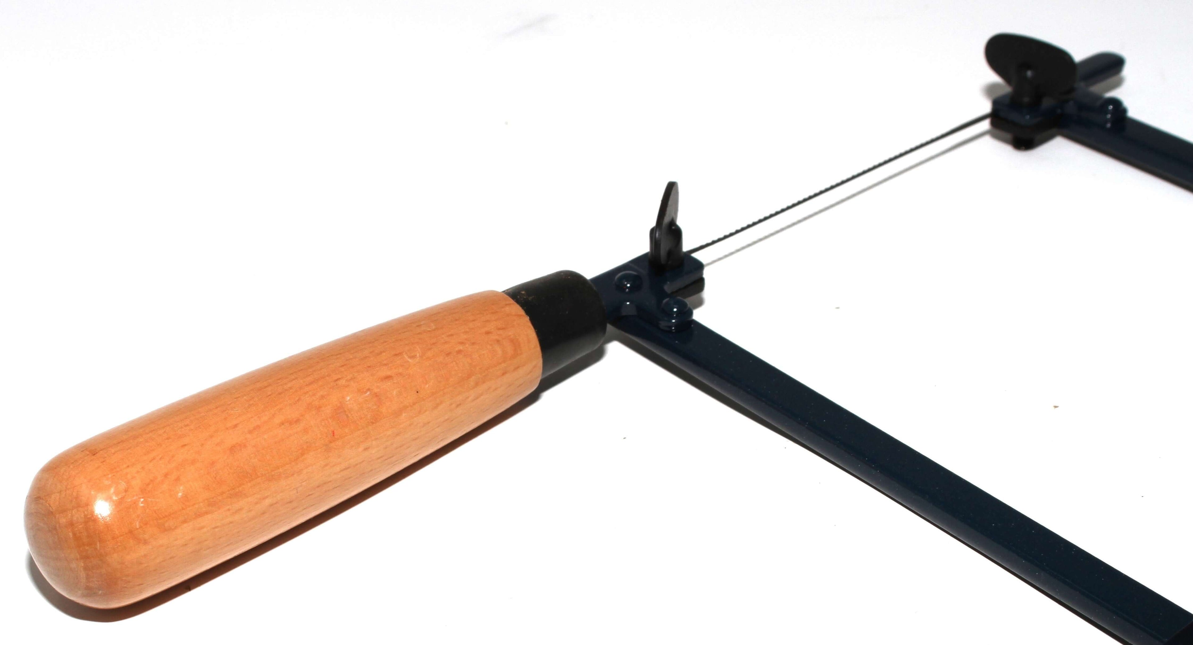 Eclipse Professional Fretsaw Woodworking close-up image showcasing the precision tool for clean cuts.