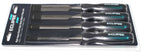 Eclipse Professional 4pc Wood Chisel Set featuring high-impact handles and precision blades for woodworkers.