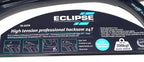 Eclipse Professional Hacksaw details including quick blade change mechanism and strong aluminum frame