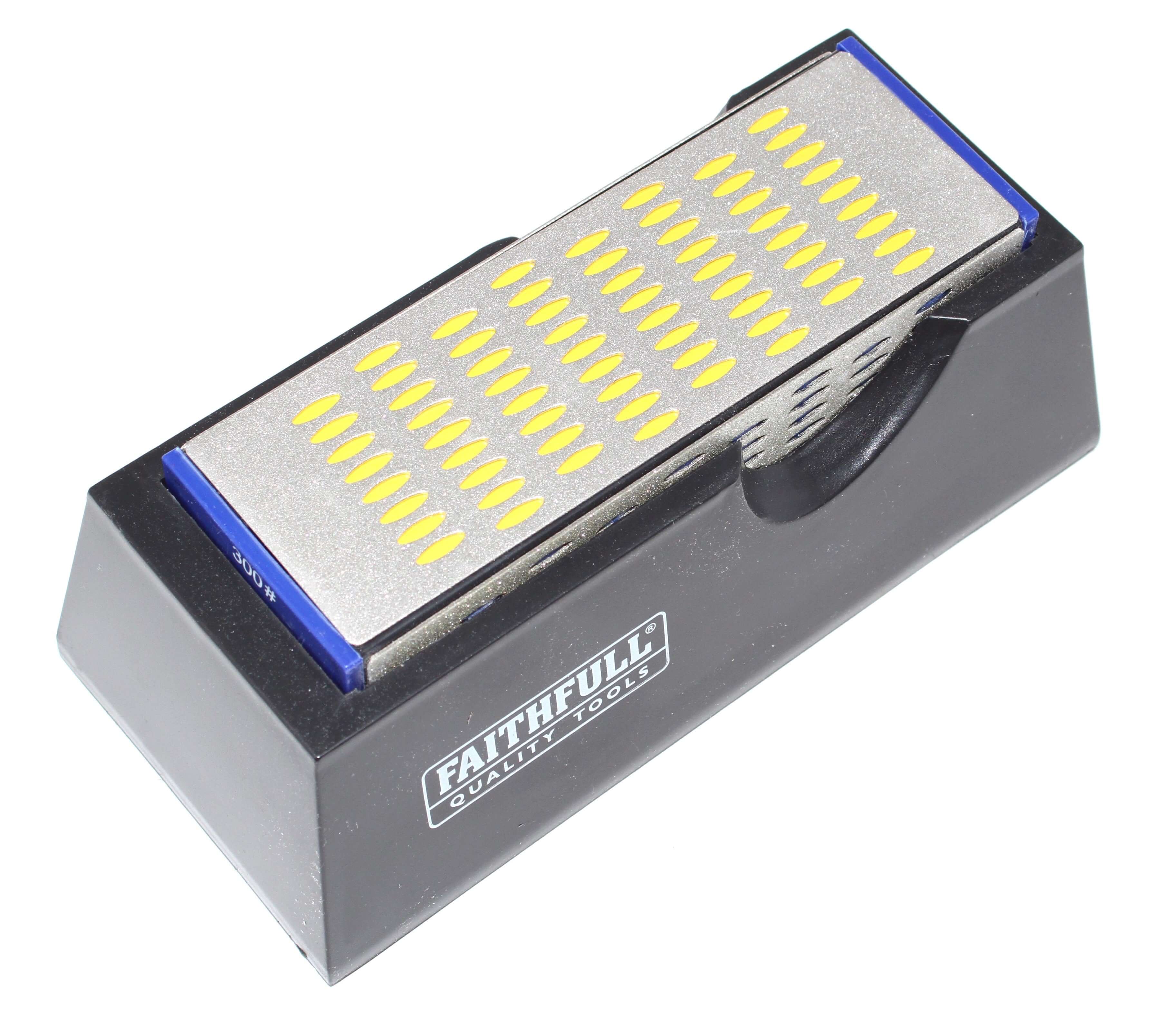 Faithfull Diamond Sharpening Stone for achieving razor-sharp edges on tools and materials.
