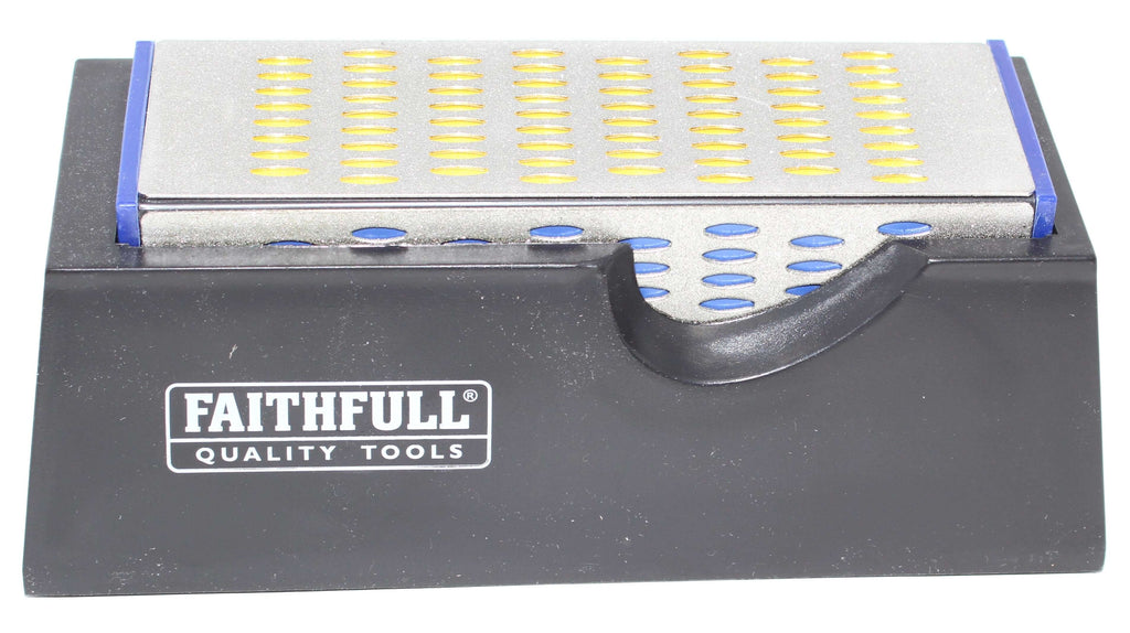 Faithfull Diamond Sharpening Stone showcasing its durable design for precision sharpening.