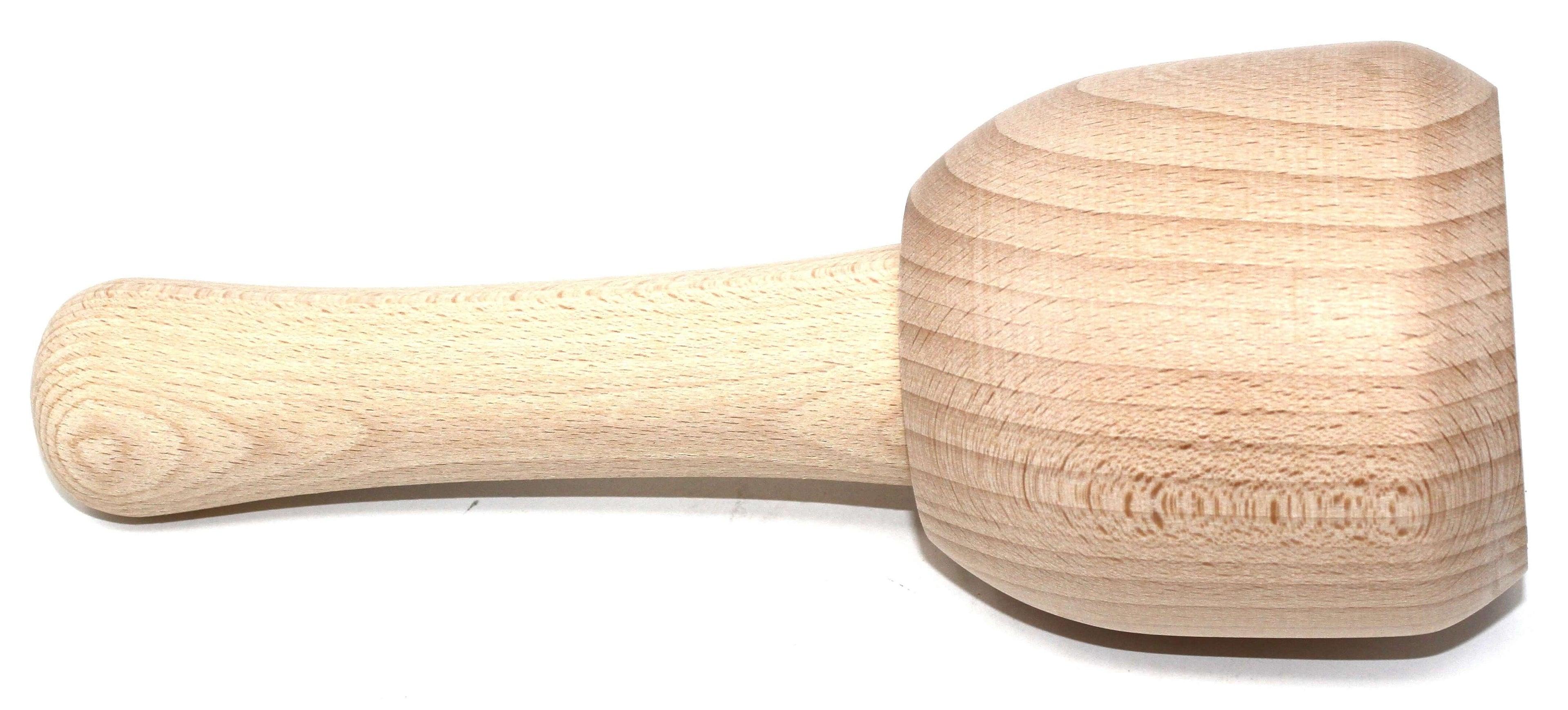 Faithfull 90mm Beech Wood Carvers mallet with ergonomic handle and beech head for woodworking.