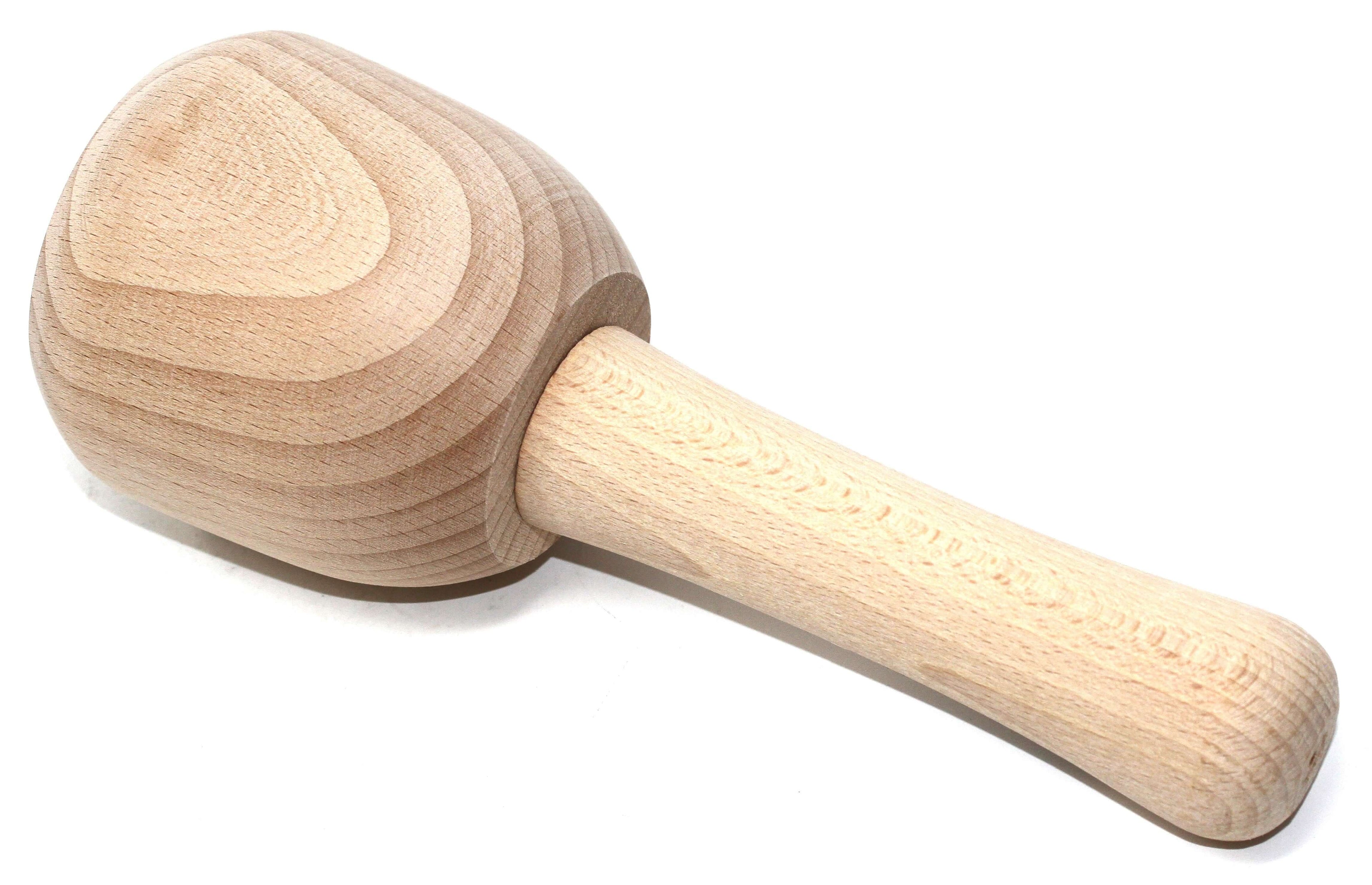 Faithfull 90mm Beech Wood Carvers mallet with a solid beech head and ergonomic handle for comfortable use.
