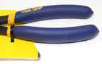 Irwin Vise-Grip 7" End Cutting Nippers with comfortable blue rubber grips.