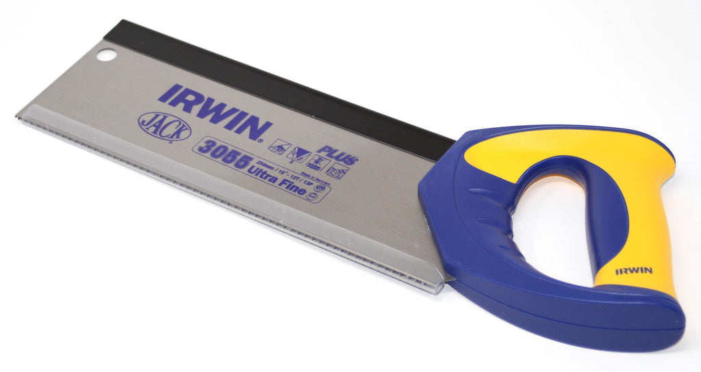 Irwin Jack 10" Tenon Saw with a comfortable grip and ultra-fine blade for precise cuts.