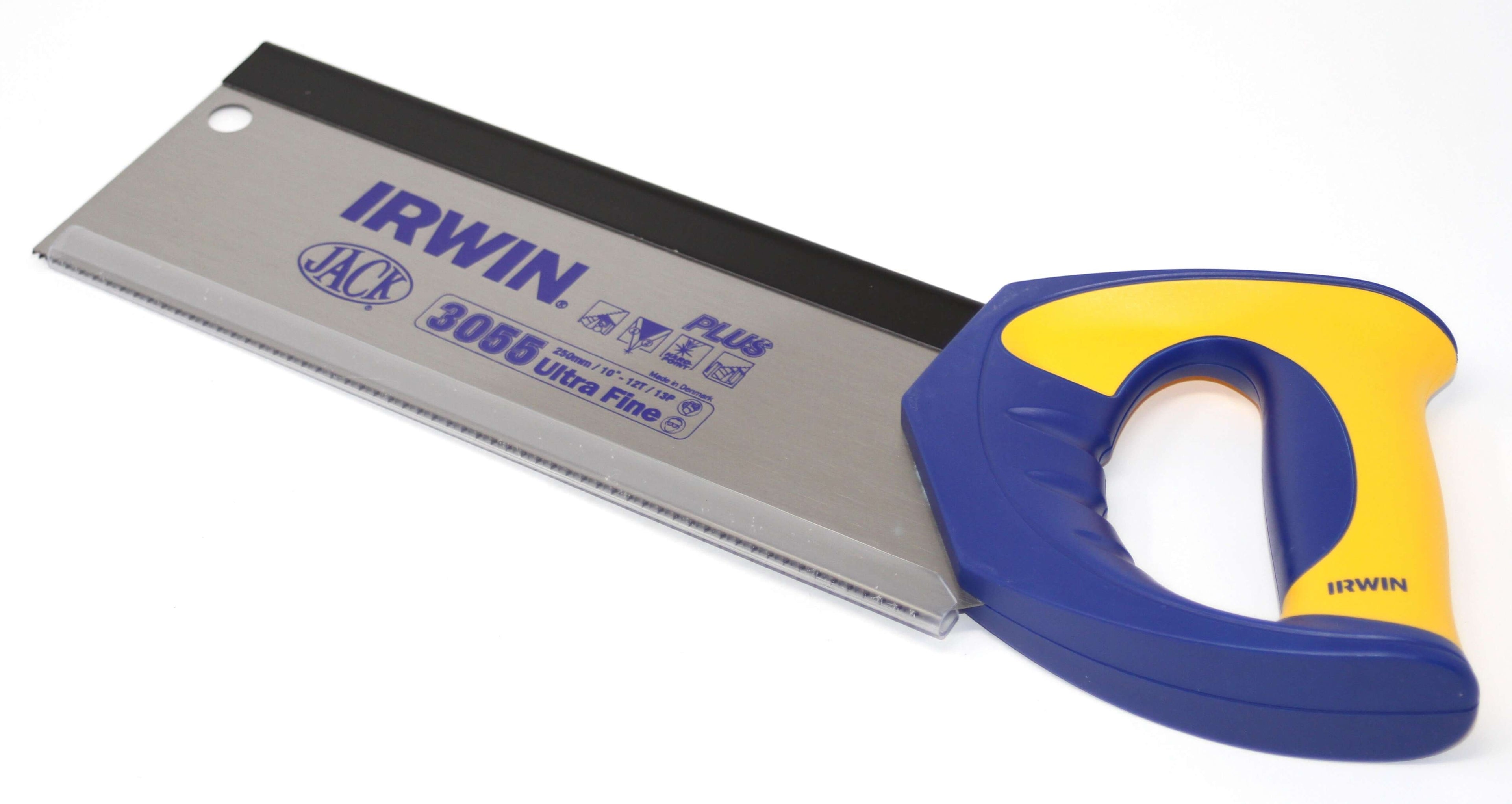Irwin Jack 10" Tenon Saw with a comfortable grip and ultra-fine blade for precise cuts.