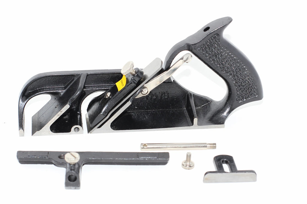 Stanley Duplex Rebate Plane No 078 — straight-on front view"