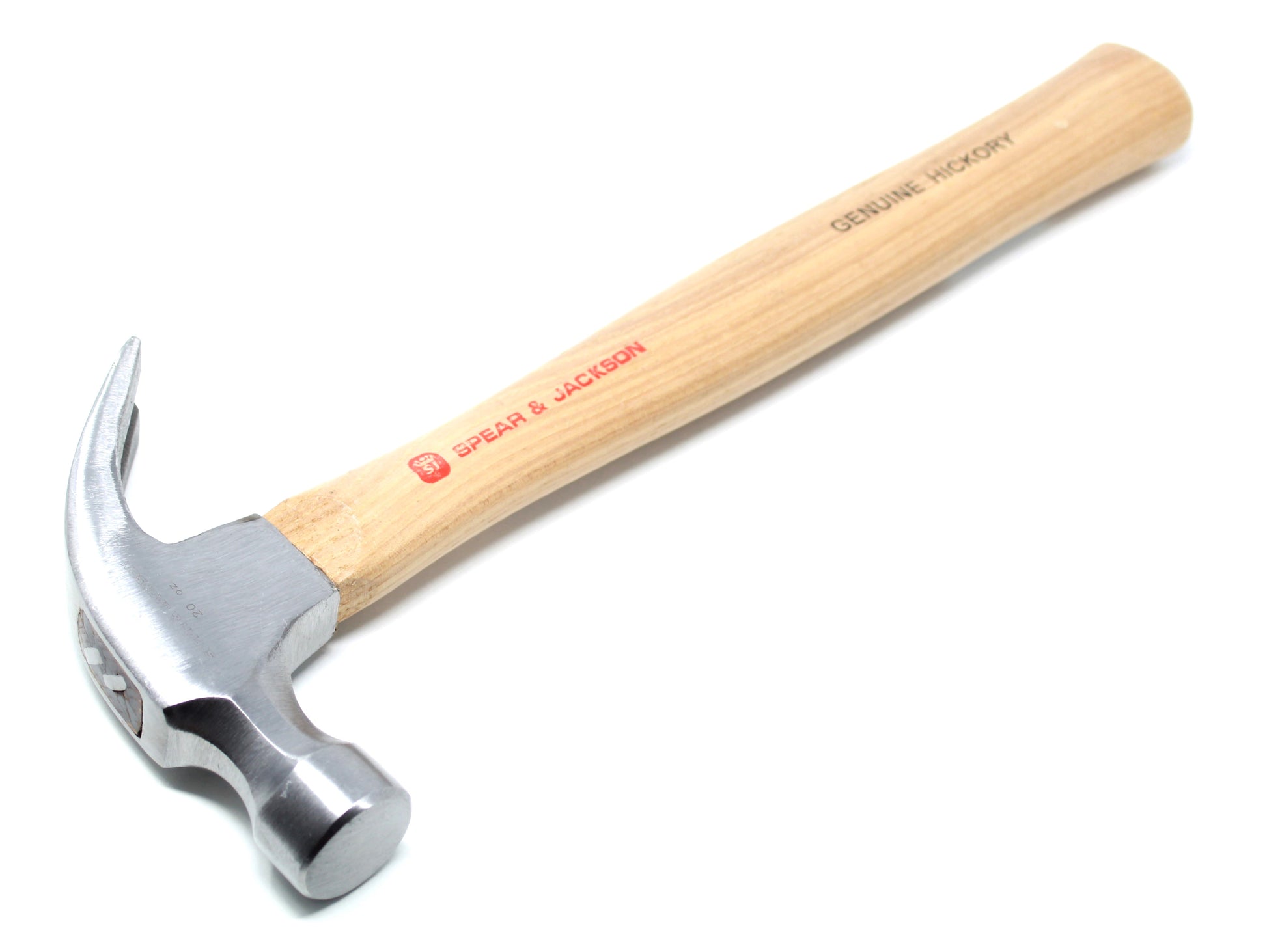 Claw Hammer  20 oz , Hickory Handle - - Spear & Jackson SJ-CAH20 - Cherry Tree Tools