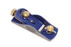 Irwin Record Block Plane No 60 1/2 product image showcasing its blue cast iron design and brass adjustments.