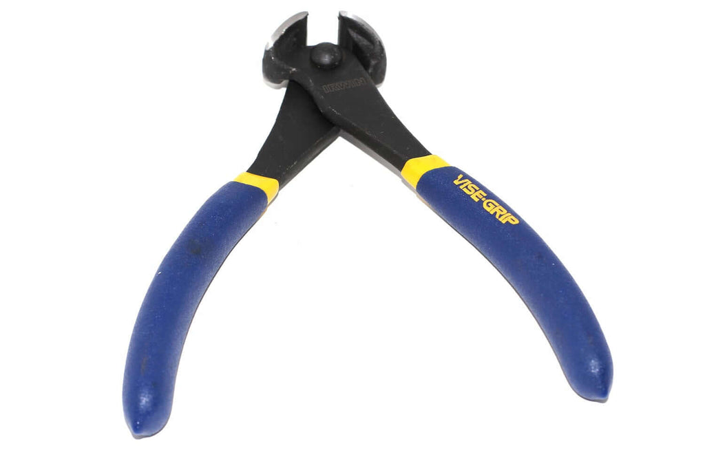 Irwin Vise-Grip 7" End Cutting Nippers with ergonomic design and induction hardened cutting edges.