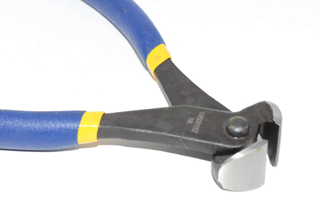Irwin Vise-Grip 7" End Cutting Nippers with ergonomic handles and induction hardened cutting edges.