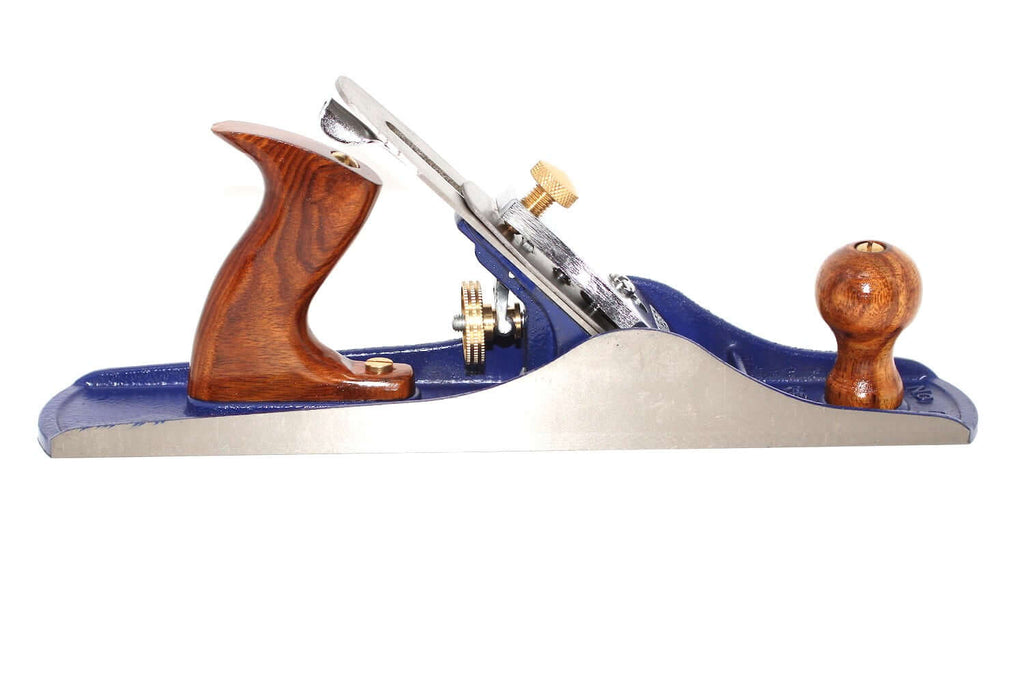 Irwin Record No 5 Jack Plane Woodworking side view showing precision ground sole and adjustable blade.