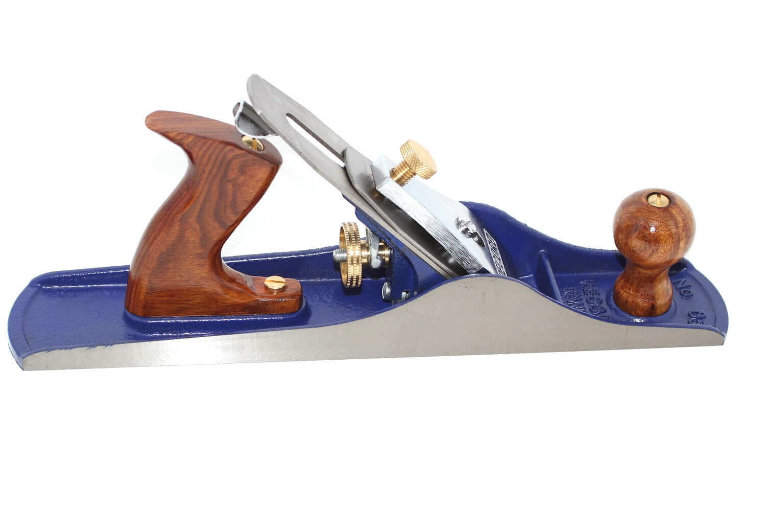 Irwin Record No 5 Jack Plane Woodworking side view showcasing wood handle and adjustable blade