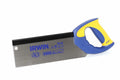 Irwin Jack 10" Tenon Saw by Cherry Tree Tools with steel backed blade and blue and yellow handle