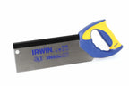 Irwin Jack 10" Tenon Saw by Cherry Tree Tools with steel backed blade and blue and yellow handle
