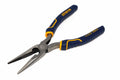 Irwin Vise-Grip 8" long nose pliers by Cherry Tree Tools in blue and yellow with induction-hardened cutting edges