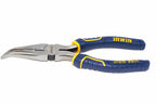 Irwin Vise-Grip 8" bent nose pliers by Cherry Tree Tools in blue with machined jaws