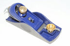 Irwin Record Block Plane 9 1/2 by Cherry Tree Tools blue cast iron hand plane with adjustable front mouth