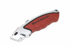 Marshalltown Durasoft Utility Knife with retractable blade and ergonomic grip for precision cutting tasks.