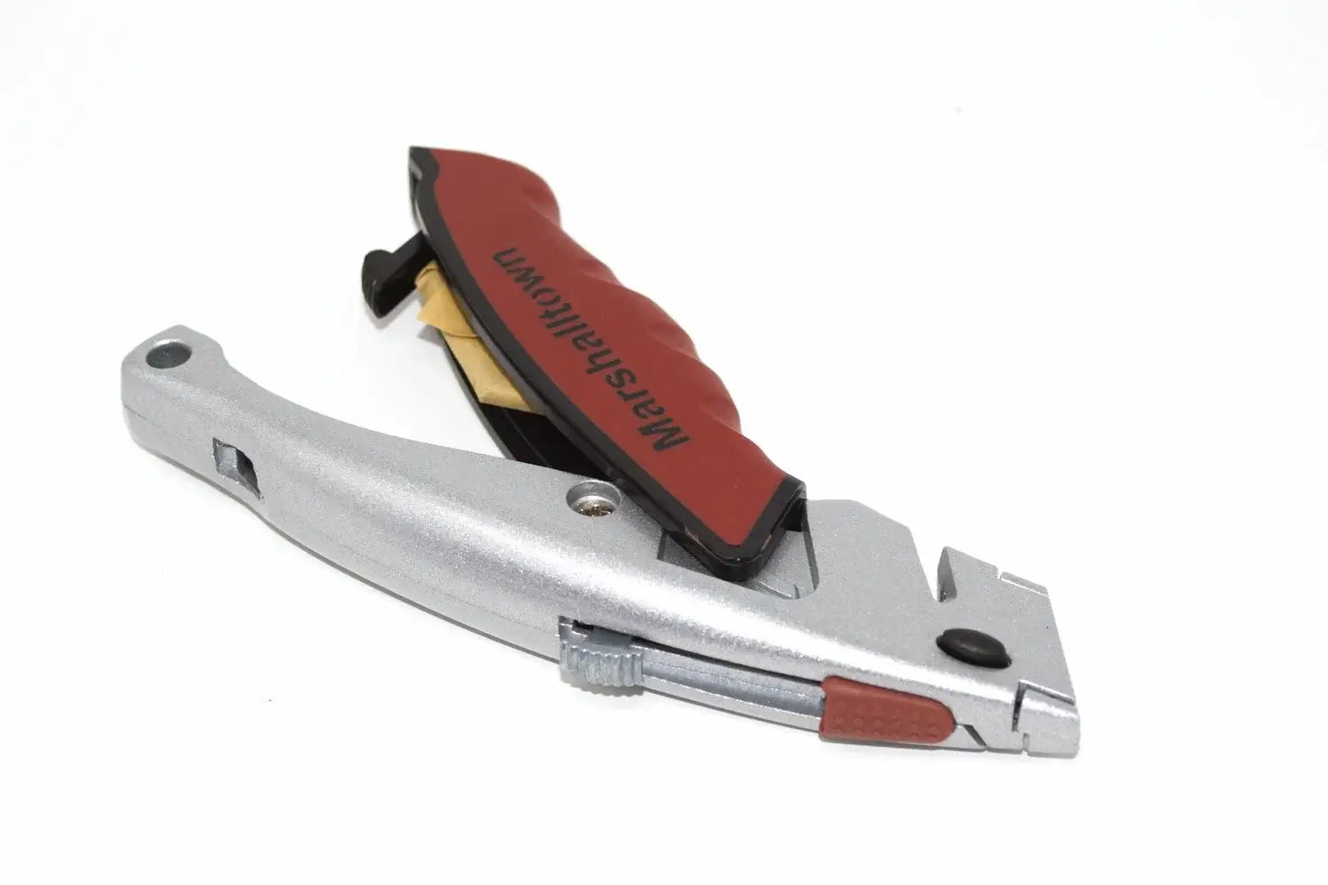 Marshalltown Durasoft Utility Knife with retractable blade and ergonomic handle
