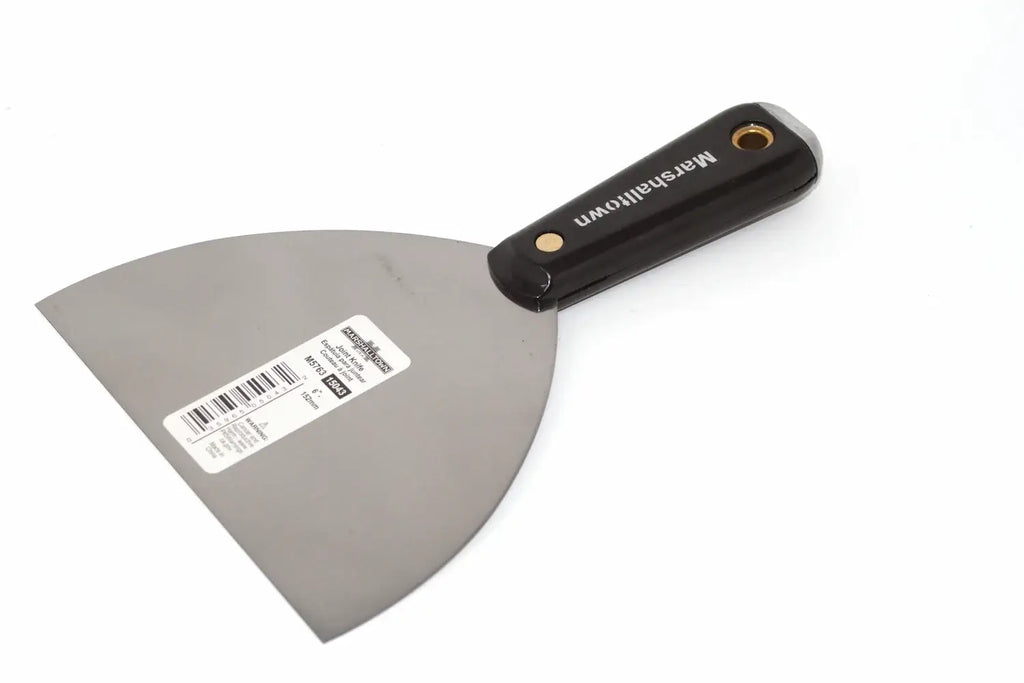 Marshalltown 6 Flex Jointer Scraper with stainless steel blade and ergonomic handle for jointing and scraping tasks.