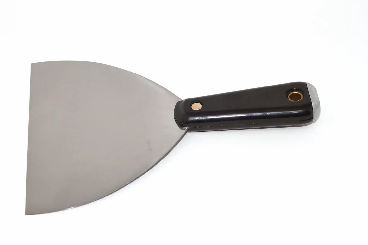 Marshalltown 6 Flex Jointer Scraper with a stainless steel blade and black handle for efficient jointing and scraping tasks.