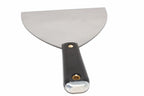 Marshalltown 6 Flex Jointer Scraper with stainless steel blade and black handle for precise jointing and scraping tasks.