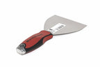 Marshalltown 5" jointer Filling Tool with a red and black handle and curved metal blade from Cherry Tree Tools.