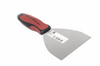 Marshalltown 5" Jointer Filling Tool from Cherry Tree Tools with red and black handle and broad metal blade.