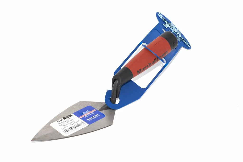 Marshalltown 6 QLT Pointing Trowel - Durasoft handle designed for precision in masonry tasks.