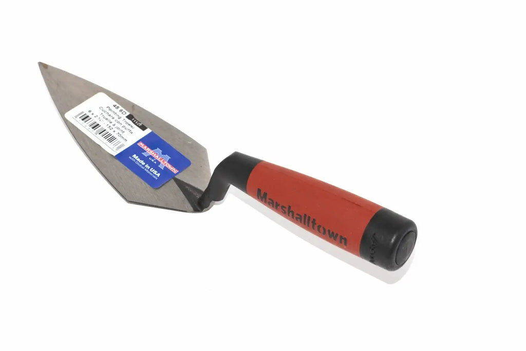 Marshalltown 6 QLT Pointing Trowel with Durasoft handle for precise masonry work