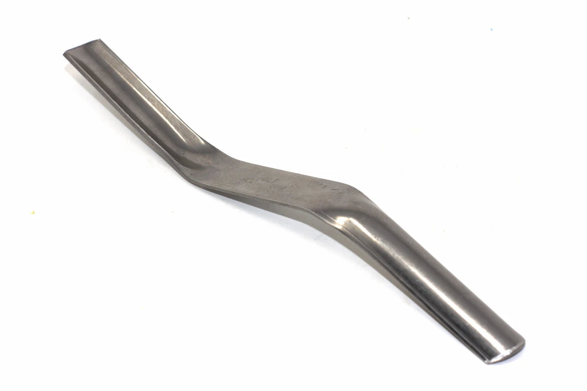 Marshalltown QLT brick jointer from Cherry Tree Tools, a silver one-piece high carbon steel tool with double ended design.