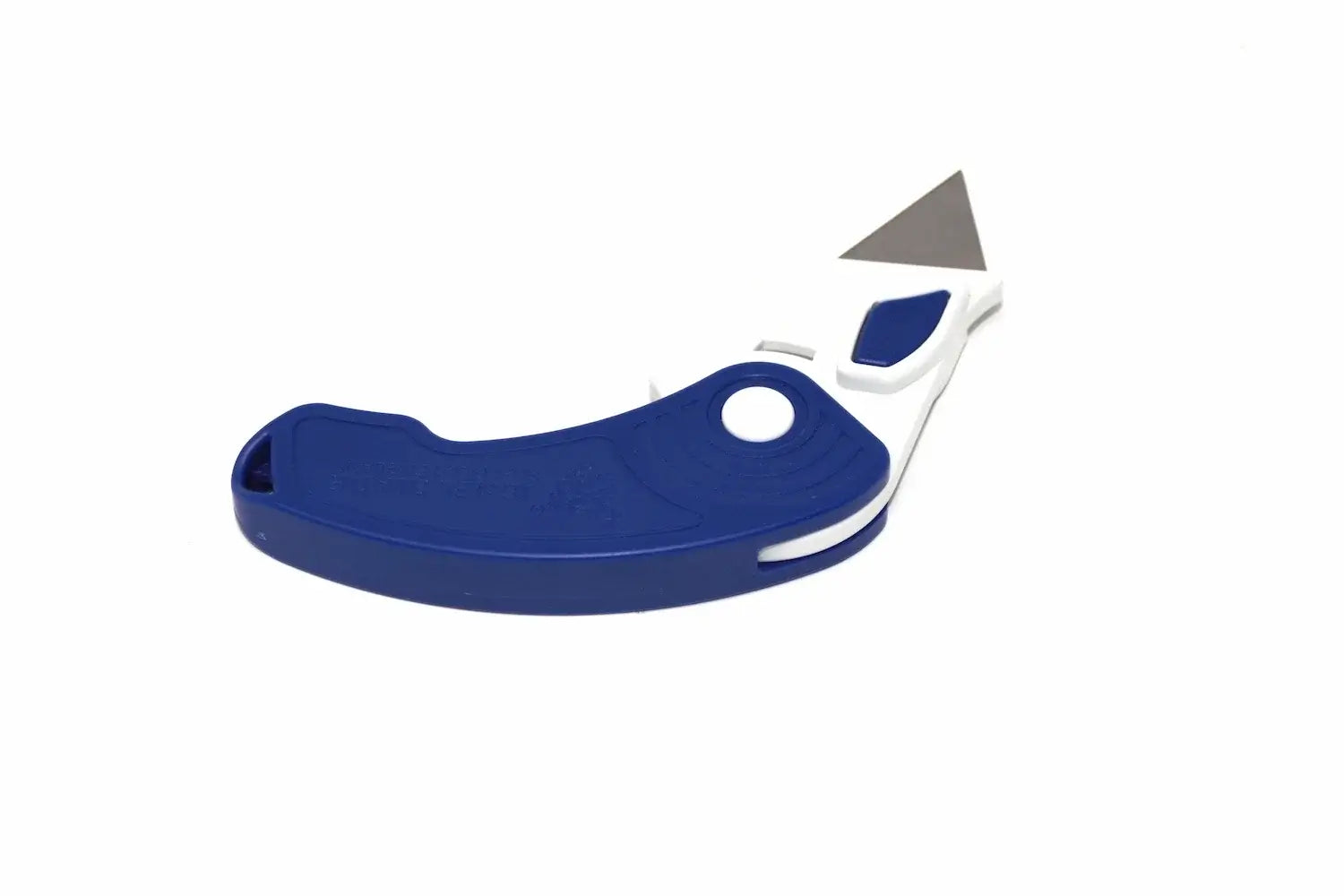 Monument Tools Crafts Trimming Knife with a blue and white ergonomic handle for precision crafting.