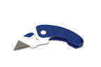 Monument Tools Crafts Trimming Knife with a blue plastic handle and sharp blade for precision crafting.