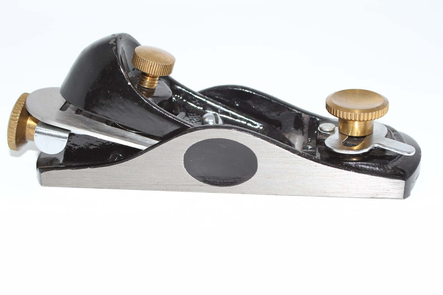 Silverline No 2 Block Plane 35mm low angle image showcasing its detailed design and high-performance features.