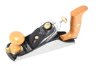 Stanley Bailey Sweetheart No4 Hand Plane with cherry wood handle and precision blade for woodworking.