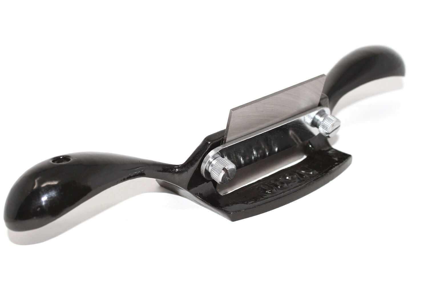 Spear & Jackson Cabinet Scraper with adjustable carbon steel blade and cast iron body for wood finishing.