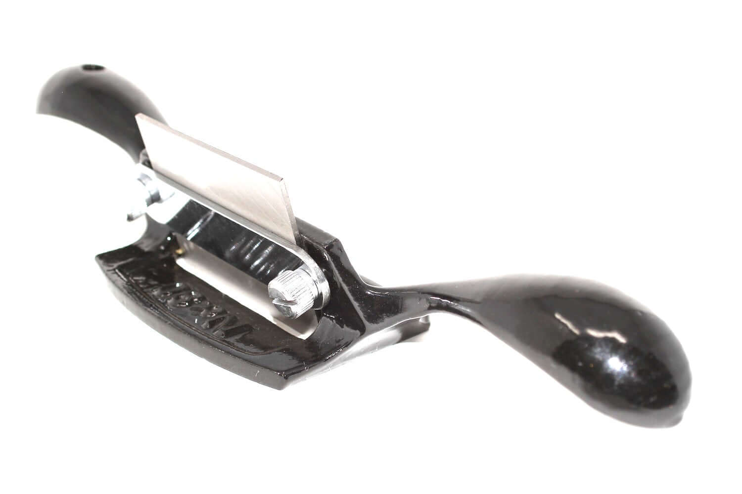 Spear & Jackson Cabinet Scraper for achieving glass-smooth wood finishes, featuring adjustable carbon steel blade.