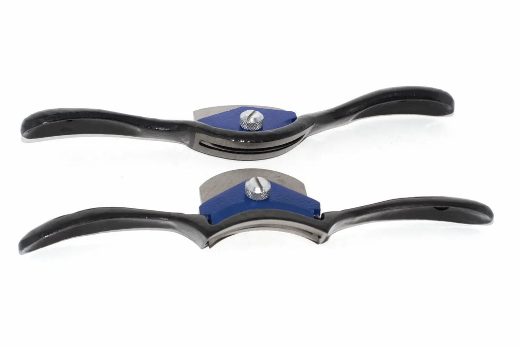 Spear & Jackson Spokeshaves Twin Pack - concave and convex  - 2 piece set with ergonomic handles and carbon steel blades.