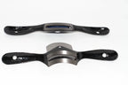 Spear & Jackson Spokeshaves Twin Pack- 2 piece set with ergonomic handles and carbon steel blades.